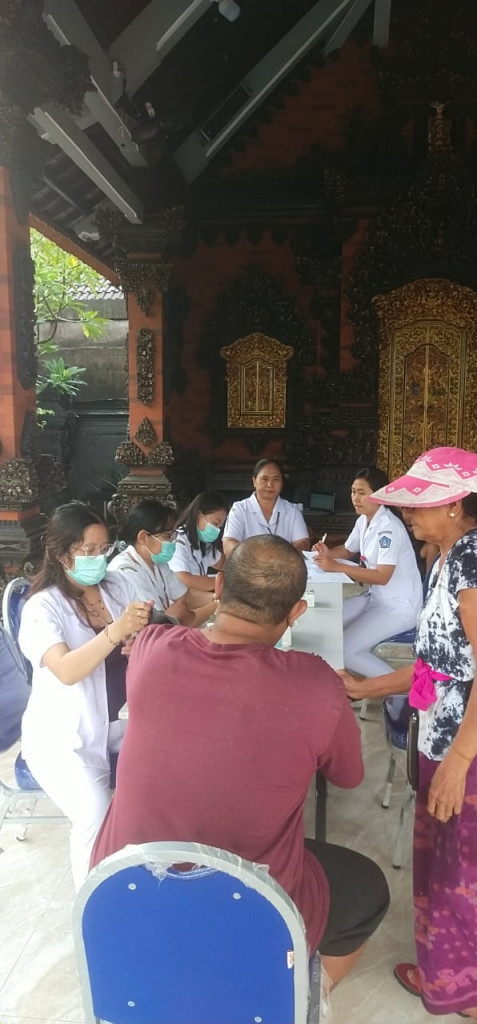 PELAKSANAAN KEGIATAN POSYANDU LANSIA DI BANJAR GANGGA SARI KAPAL